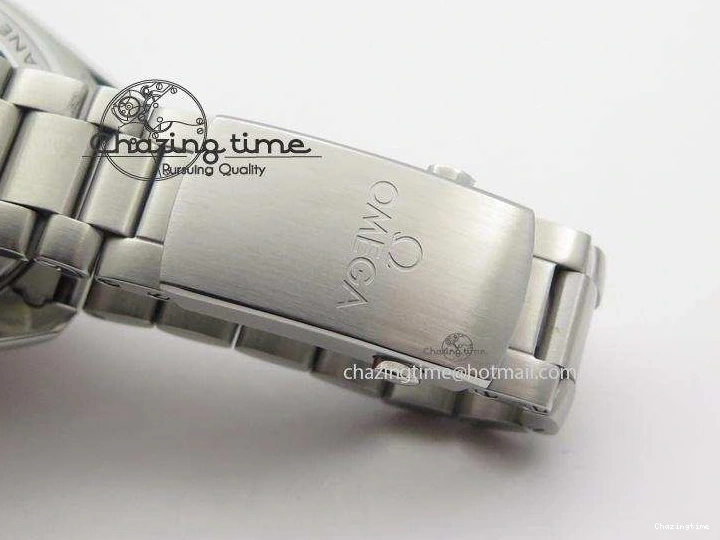 1229 Planet Ocean GMT 42mm V6F 1:1 Best Edition Blue Bezel Orange Numbers On SS Bracelet A Compact 8254